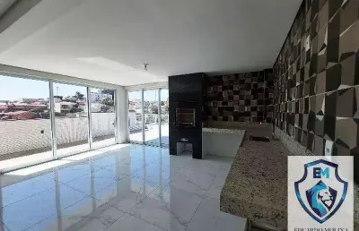 Cobertura para venda em betim, filadélfia, 3 dormitórios, 1 suíte, 3 banheiros, 4 vagas
