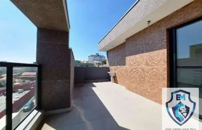 Cobertura para venda em betim, filadélfia, 2 dormitórios, 1 suíte, 2 banheiros, 2 vagas