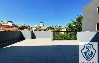 Cobertura para venda em betim, filadélfia, 3 dormitórios, 1 suíte, 3 banheiros, 2 vagas