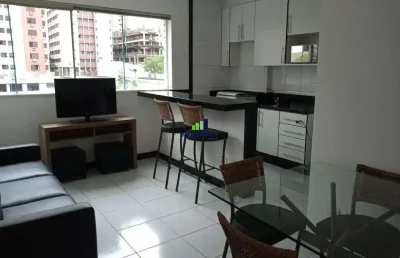 Apartamento com 1 quarto para alugar na Rua Bernardo Guimarães, Lourdes, Belo Horizonte