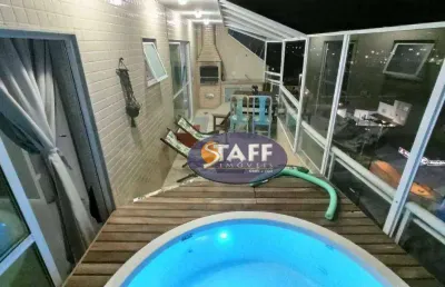 Cobertura com 3 dormitórios à venda, 194 m² por r$ 900.000,00 - braga - cabo frio/rj