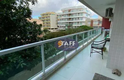Apartamento com 3 dormitórios à venda, 112 m² por r$ 950.000,00 - centro - cabo frio/rj