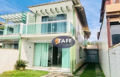 Casa com 4 dormitórios, 268 m² - venda por r$ 1.200.000,00 ou aluguel por r$ 5.150,00/mês - foguete - cabo frio/rj