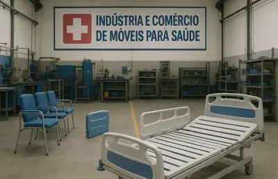 Indústria e varejo integrado de móveis para saúde à venda