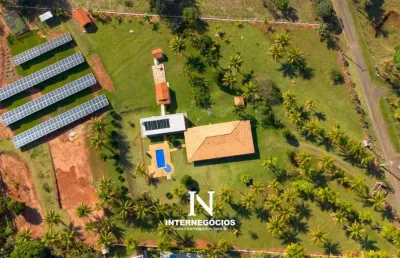 Chácara de alto padrão  à venda porteira fechada | são domingos  maringá/pr