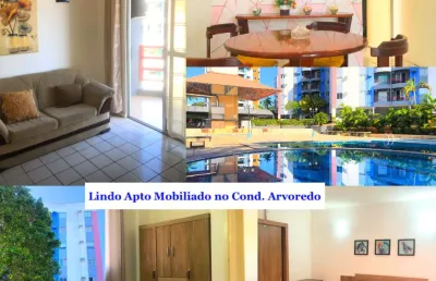 Lindo apto mobiliado no condomínio arvoredo - parque 10, localização privilegiada, próximo dos edifícios miami, o imóvel estar 100% mobiliado e climatizado, em andar alto.
