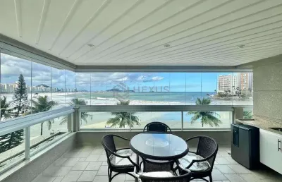 Apartamento à venda na praia das astúrias, vista para o mar, 4 suítes, 2 vagas, guarujá sp