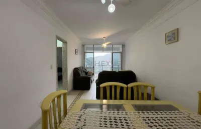 Apartamento com varanda a 1 quadra do mar na praia das pitangueiras à venda, guarujá-sp