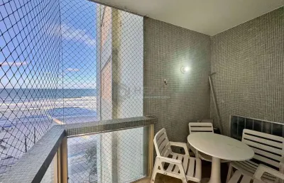 Apartamento à venda na praia das pitangueiras com varanda , 2 quartos e 1 vaga