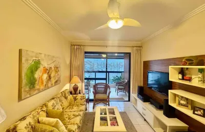 Apartamento à venda na praia das pitangueiras a uma quadra da praia, lazer, 2 quartos ( 1 suíte ) ,
