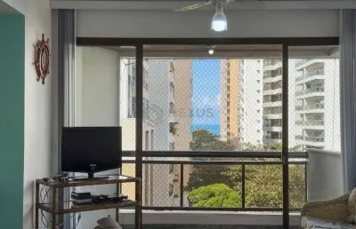 Apartamento com varanda e vista mar na praia das pitangueiras - 3 quartos (1 suíte), 2 vagas, guaru