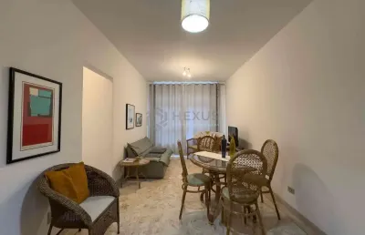 Apartamento com vista livre a duas quadras da praia das pitangueiras, guarujá-sp - 1 quarto, 1 vaga
