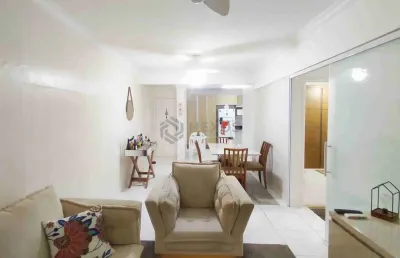 Apartamento com varanda e vista livre na praia das astúrias, guarujá-sp - 2 quartos, 1 vaga | hexus