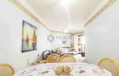Apartamento beira mar com varanda e lazer na praia das asturias, guaruja | hexus