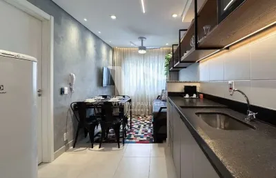 Apartamento para venda - barra funda, 27m², 1 quarto, 1 banheiro, portaria 24h, inteiramente mobiliado, amplo armário com gavetas e cabideiro,