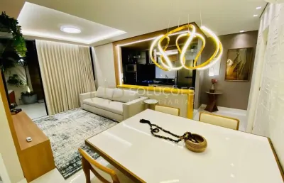 Apartamento 3 quartos (2 suítes) dce completa, mobiliado | park sul- aguas claras