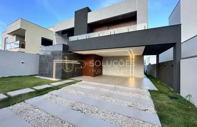 Condomínio alto da boa vista - casa 4 suítes alto padrão completa c/ piscina + academia + escritório | condomínio alto da boa vista