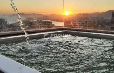 Barra da tijuca | cobertura duplex 3 quartos, sendo 2 suites