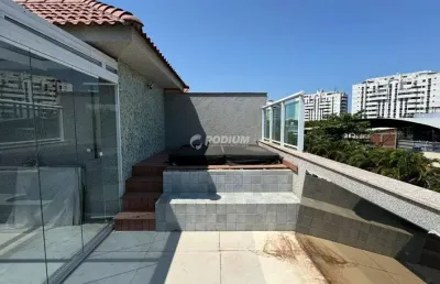 Recreio dos bandeirantes | cobertura 3 quartos, sendo 1 suite