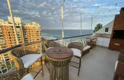 Barra da tijuca | cobertura duplex 2 quartos, sendo 2 suites