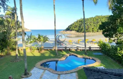Casa frente mar para venda em guarujá, praia do pernambuco, 4 dormitórios, 2 suítes, 6 banheiros, 5 vagas