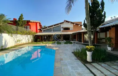 Casa em condomínio para venda em guarujá, jardim acapulco, 4 dormitórios, 4 suítes, 6 banheiros, 4 vagas