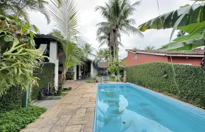 Casa em condomínio para venda em guarujá, praia do pernambuco, 4 dormitórios, 4 suítes, 5 banheiros, 1 vaga