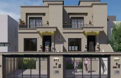 Sobrados  em construção com estilo neoclassico no bairro bela vista
