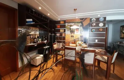 Lindo apartamento, mobiliado, 3 dormitórios com suíte!