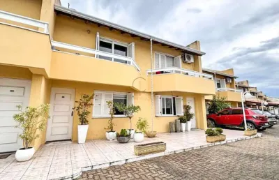 Excelente sobrado semi mobiliado de 02 dormitórios com suite americana, sacada e churrasqueira e uma vaga de garagem no bairro niterói