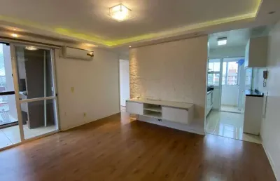 Apartamento 02 dormitórios, sacada com churrasqueira na igara canoas
