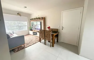 Apartamento de 02 dormitórios com churrasqueira e vaga  de garagem coberta no bairro nossa senhora das graças