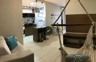 Apartamento/studio totalmente mobiliado com vaga e lazer completo em jardim camburi