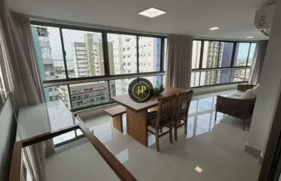 Apartamento totalmente mobiliado 04 quartos/02 suítes, lazer completo e 03 vagas de garagem em santa