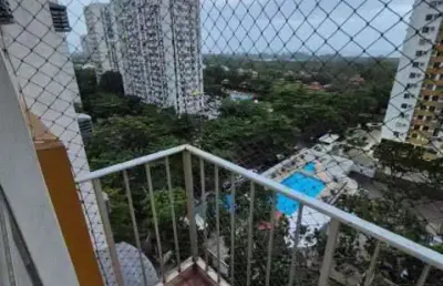Apartamento com 2 quartos à venda na avenida adolpho de vasconcelos, barra da tijuca, rio de janeiro, 58 m2 por r$ 525.000