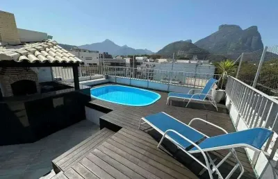 Cobertura com 4 quartos à venda na avenida érico veríssimo, barra da tijuca, rio de janeiro, 355 m2 por r$ 3.700.000
