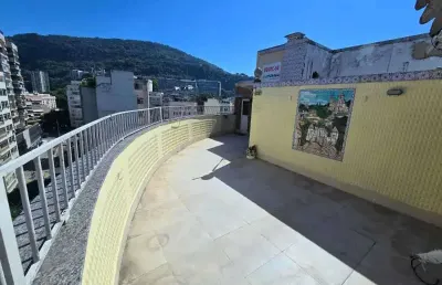 Cobertura com 3 quartos à venda na rua conde de baependi, flamengo, rio de janeiro, 224 m2 por r$ 1.800.000