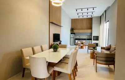 Locação | casa mobiliada e finamente decorada. (incluso condomínio+ iptu)