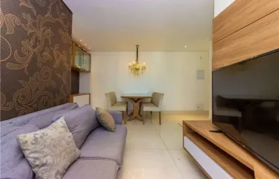 Apartamento com 75m², 3 quartos no jardim monte alegre – mobiliado