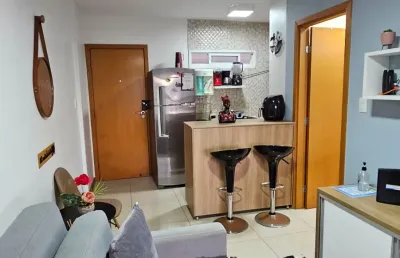 Apartamento mobiliado na orla de salvador, ao lado do centro de convenções