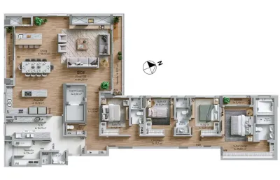 Apartamento no abu dhabi: luxo e exclusividade na melhor localização de esteio.