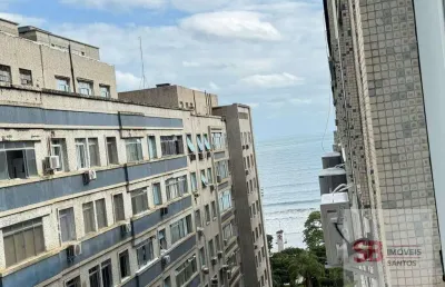 Apartamento com 1 dormitório à venda, 52 m² por r$ 470.000,00 - aparecida - santos/sp