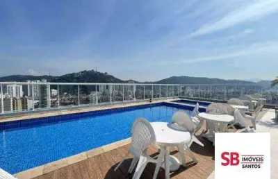 Apartamento 2 dormitórios à venda, 87 m² - pompéia - santos/sp