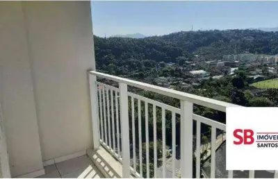 Apartamento com 3 dormitórios à venda, 65 m² - morro de nova cintra - santos/sp
