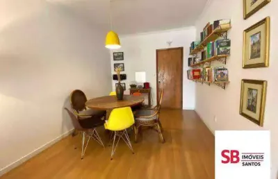 Apartamento com 2 dormitórios à venda, 81 m² - embaré - santos/sp