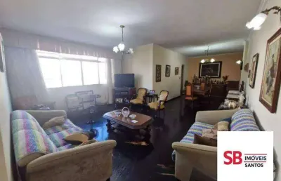 Apartamento com 3 dormitórios à venda, 190 m² por r$ 750.000,00 - boqueirão - santos/sp