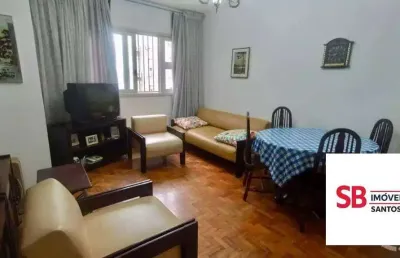 Apartamento com 1 dormitório à venda, 56 m² por r$ 530.000 - boqueirão - santos/sp