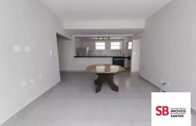 Apartamento à venda, 95 m² por r$ 580.000,00 - boqueirão - santos/sp