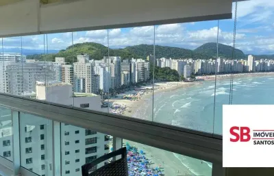 Cobertura com 3 dormitórios à venda, 196 m² por r$ 2.450.000 - tombo - guarujá/sp