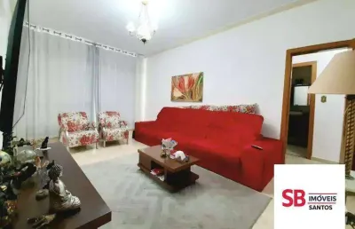 Apartamento com 4 dormitórios à venda, 137 m² por r$ 960.000 - boqueirão - santos/sp